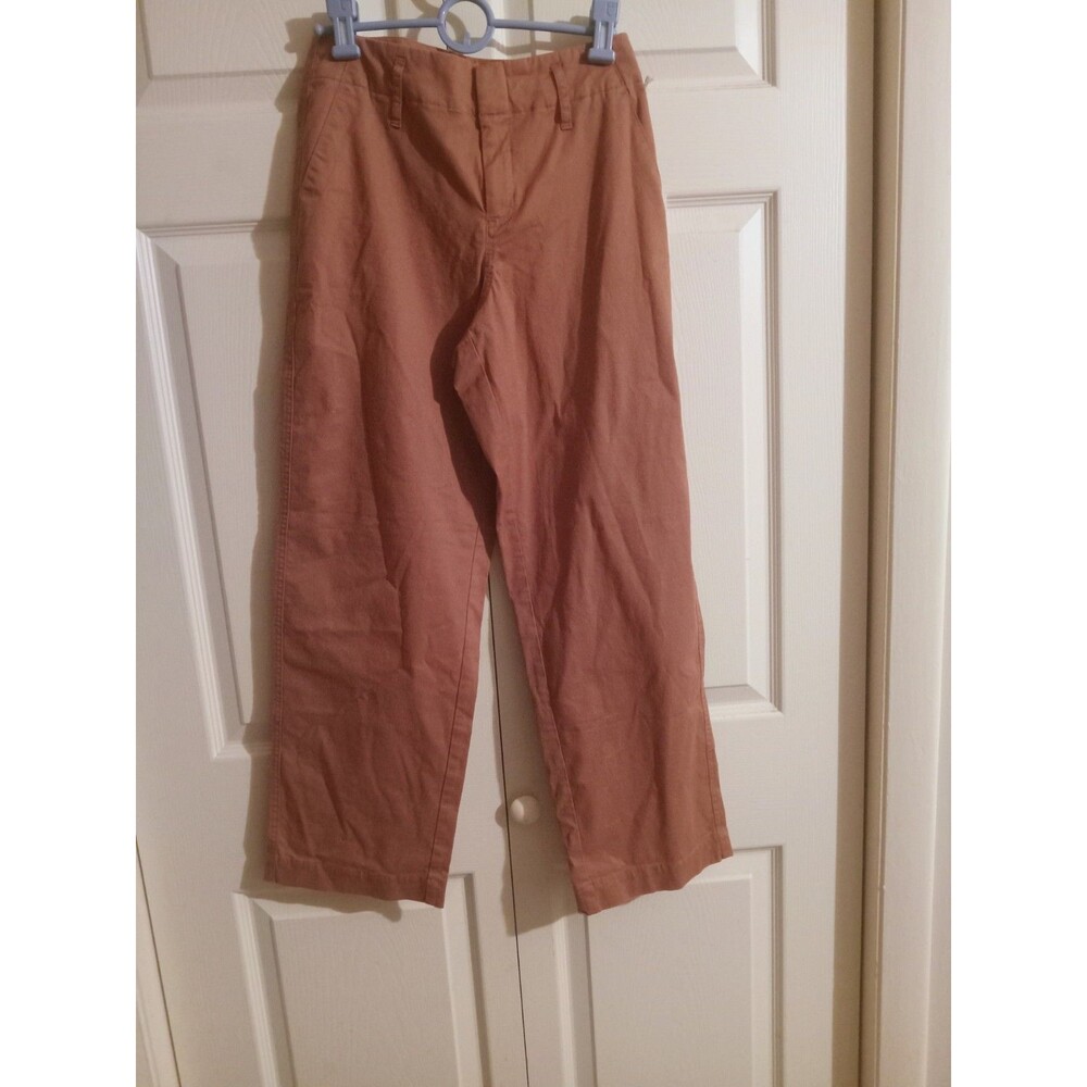 Size 0 Women's High-Rise Straight Ankle Chino Pants - a New Day™ Brown
